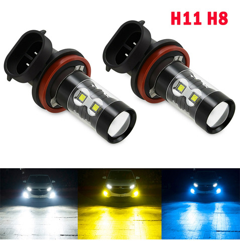 Foco Led H8 H11 Luz Antiniebla Para 2017-19 Renault Sandero