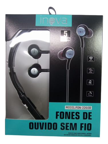 Oferta Novo  Fone Ouvido Sem Fio Bluetooth Inova Smartphones