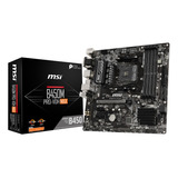 Mother Msi Pro B450m Pro-vdh Max Socket Am4 Ddr4 Micro Atx