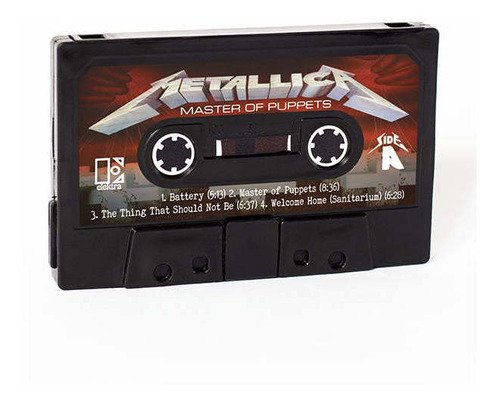 Carteira K7 Cassete Metallica Master Of Puppets