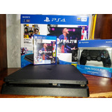 Sony Playstation 4 De 1 Tb + Fifa 21 Color Negro Azabache