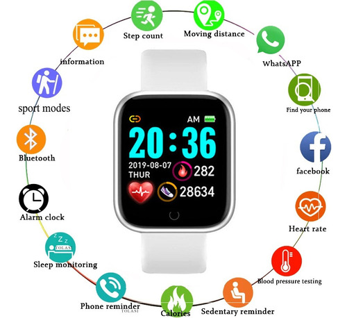 Hombres Smart Watch Mujer Para Android Ios Reloj