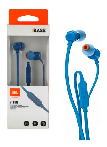 Audífono Jbl T110 Azul Techcenter