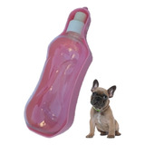 Botella Bebedero Portátil Agua De 500ml Para Perros