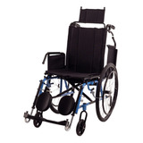 Cadeira De Rodas Angra 44cm Inflavel Azul Aço- Carone