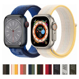 Correa Para Apple Watch Nylon Serie 8 7 6 5 4 3 2 1 Se Ultra