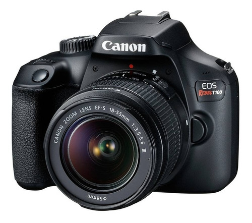 Camara Canon Eos Rebel T100+ 18-55 18mp Video Full Hd Wifi 