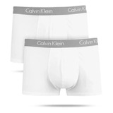 Kit 2 Trunk Low Rise Cotton Classic Brancas Calvin Klein - M