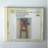 Cd - Mozart - Concerto Violino 1 E 2 - Deutsche Grammophon