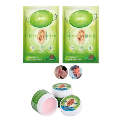 24 Parches Tinnitus Dolor Oidozumbidos Premium +1 * Cream