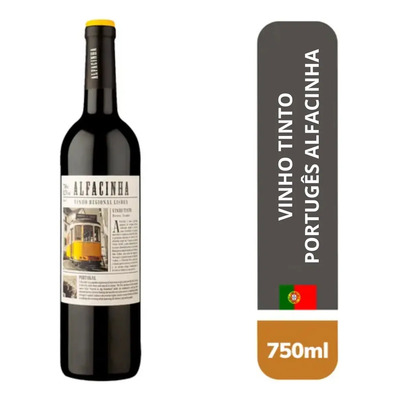 Vinho Alfacinha Português Tinto 750ml | MercadoLivre