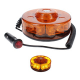 Torreta Redonda 14 Hiper Leds Ambar Carga Prevencion 12/24v3