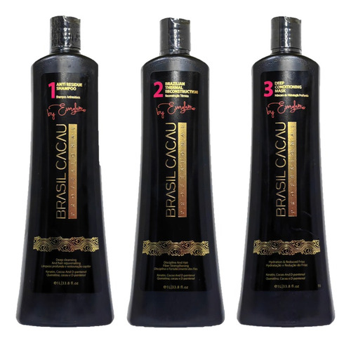 Alisado Blasil Cacau 1000ml Everglam