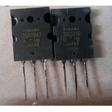4 Unidades2 Pares Transistor Toshiba Orig 2sa1943 + 2sc5200
