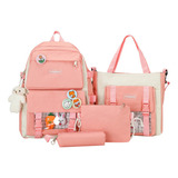 Conjunto De Mochila Harajuku De Cuatro Piezas .