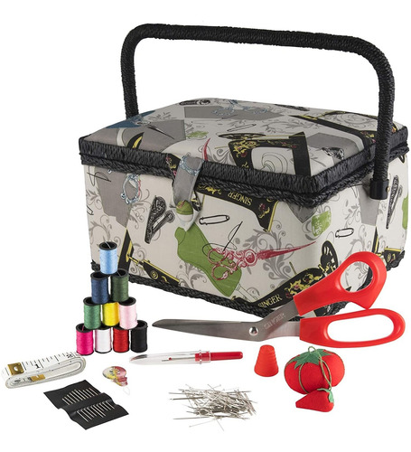 Singer Kit Costura Bolsa Cesta Costurero Accesorios Coser