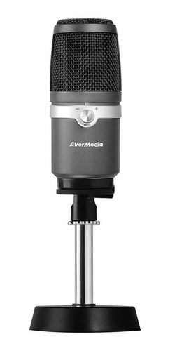 Micrófono Avermedia Usb Am310, Condensador Uni-direccional