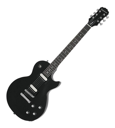 Guitarra EpiPhone Les Paul Studio Lt Color Negro Caoba