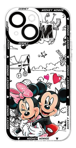 Funda Para iPhone 15, 14, 13, 12, 11, Silicona, Mickey Mouse