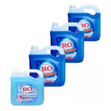 Pack X 4 Detergente Ro + Suavizante Ro 5lts