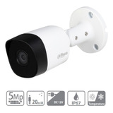 Dahua Cámara Bullet B2a51-28 Resolución 5mp Lente De 2.8mm Ángulo De Visión 106 Grados Ir Inteligente De 20 Mts Múltiples Formatos De Video Protección Ip67 Blanco