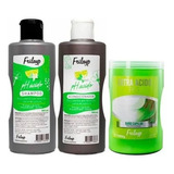 Kit Shampoo Acondicionador Mascara Frilayp Extra Acido 950cc