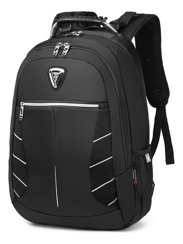 Mochila De Viaje Para Hombre, Aprobado Por Avión 10kg, Negro Mochila Escolar Para Laptop De 17.3 Pulgadas Usb , Grande Espacio Antirrobo Y Impermeable