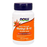 Suplemento Em Comprimidos Now  Nervous System Health Methyl B-12 10000 Mcg Vitamina B12 Methyl B-12 10000 Mcg Em Pote 60 Un