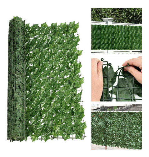 Aa Rollo De Hoja Pared Verde Hoja De Batata Artificial 3m Sa