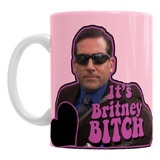 Taza De Cerámica The Office Mike It's Britney Bitch Con Caja