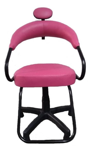 Cadeira Para Salão De Beleza Cor Rosa