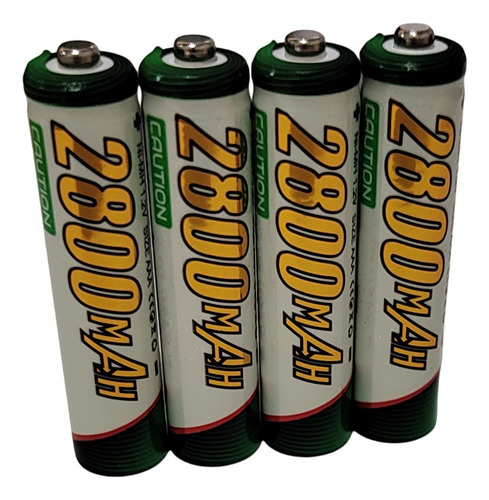 Pilas Recargables Aaa Marca Ttt 2800 Mah Excelentes