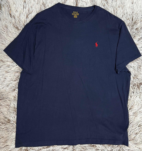 Playera Polo Ralph Lauren Manga Corta Azul Para Hombre Xxl