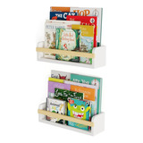 Repisas Libreros X2 Biblioteca Infantil 50cm Montesori