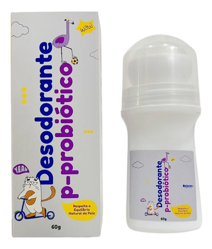 Desodorante Infantil Vegano P-probiótico 60g Biokinder