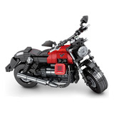 Moto Motocicleta Roja Juguete Armable Armatodo Construcción