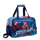 Spiderman bolso web celeste Wabro