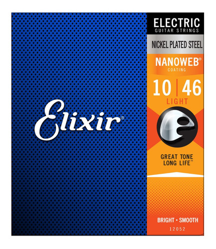 Cuerdas Elixir 12052 Nanoweb Guitarra Eléctrica 10-46 