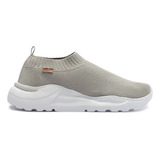 Tênis Anacapri Original Slip On Cinza Knit Color Feminino