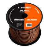 Rollo De Cable Duplex Para Bocina 14 Awg 100m- Steelpro