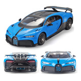 Q Bugatti Chiron Miniatura Metal Supercoches Versión Fina #