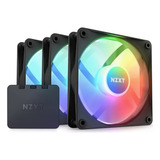 Kit Fan Gamer Nzxt Série F120rgb Core Preto 3 X 120mm Rgb