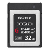 Cartão De Memória Sony Xqd 32gb Série G 440mbs