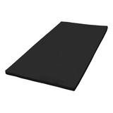 Colchonete Fitness Academia Yoga Ginastica Espuma D23 - 3cm 1,00m X 50cm Cor Preto Casa Laura Enxovais