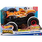 Hot Wheels Monster Trucks Tiger Tiger Shark Rc En Una Escala Color Multicolor Personaje Tiger-shark
