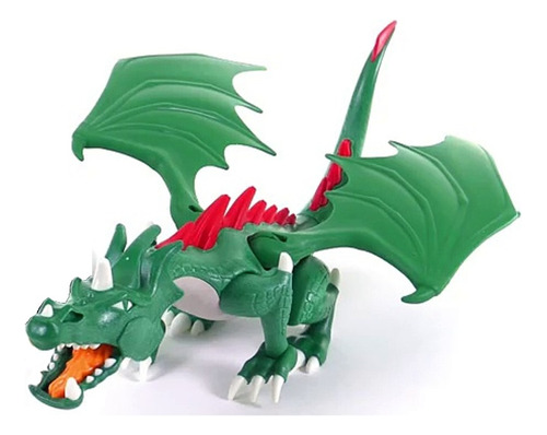 Playmobil 6003 Dragon Verde Caballeros Medievales Animales 