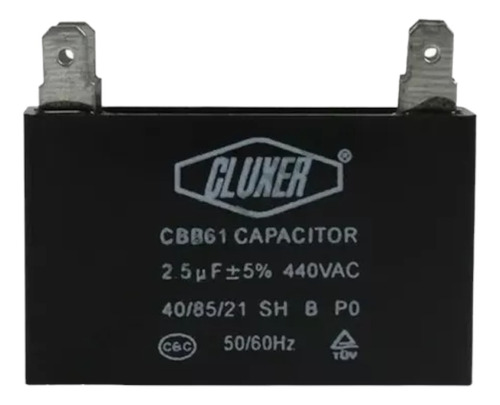 Capacitor Cbb61 / 2.5 Mf Para Mini Split O Ventiladores 450v