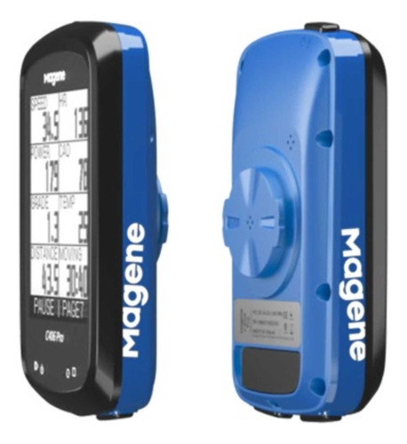 Gps C406pro Magene Ant+ Bluetooh Acessorios Bike Strava Azul