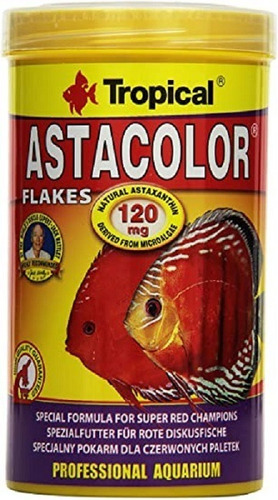 Alimento Tropical Astacolor Red Flakes Peces Rojos Disco 20g