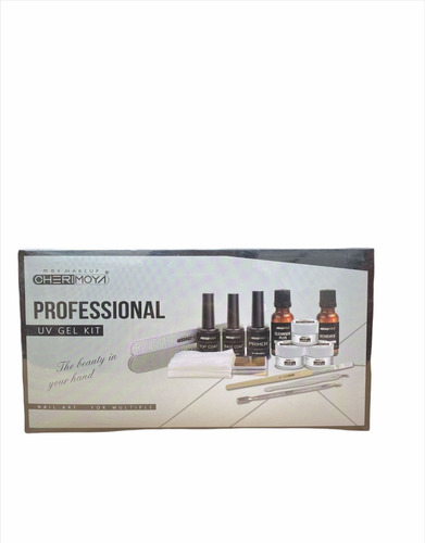 Kit Uñas Gel Uv Cherimoya Profesional - Manicure Completo